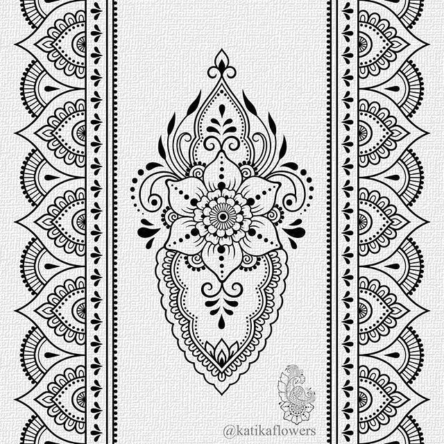 Узоры для точечной росписи