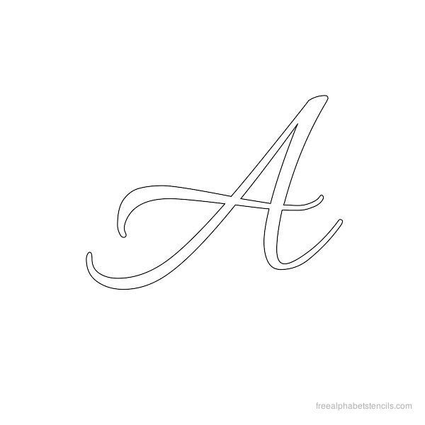 Красивая буква а заглавная