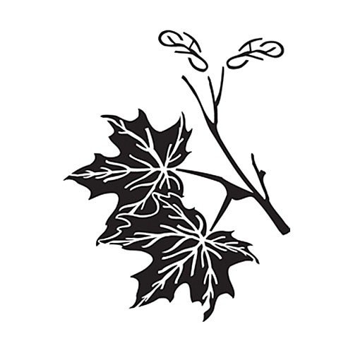 Трафареты листьев для декора