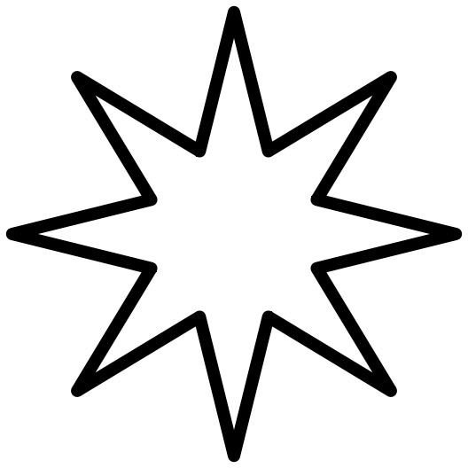 Трафарет звезды