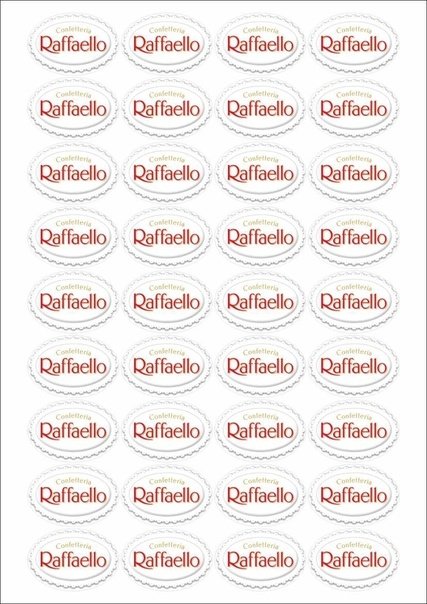 Этикетка Рафаэлло