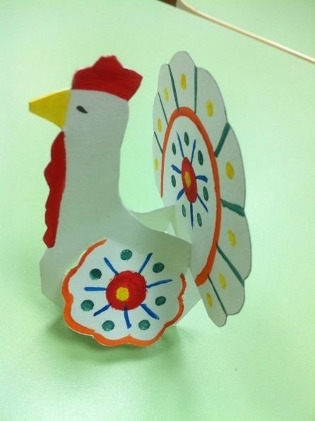 Дымковский индюк конструирование