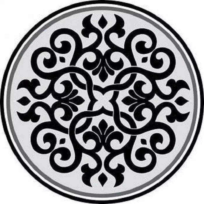 Узоры национальное круглые