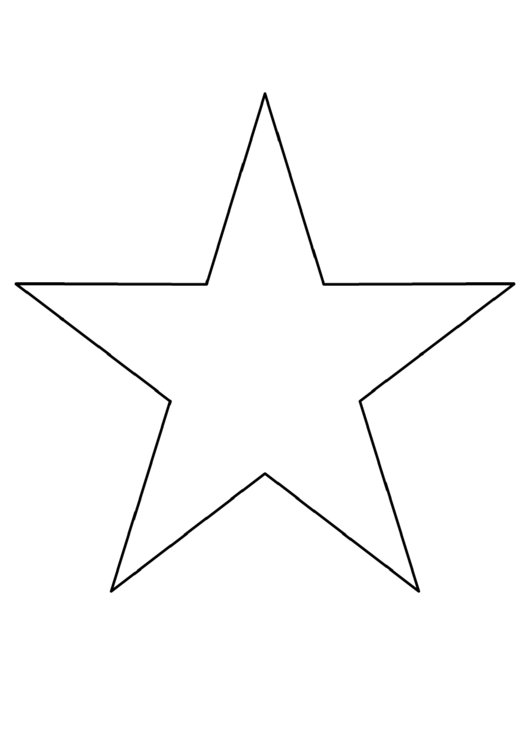 Трафарет звезды