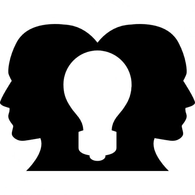 Силуэт человеческой головы