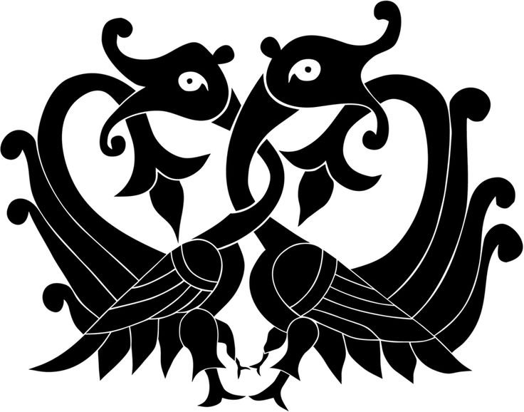 Орнамент птицы