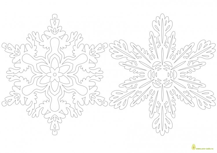 Новогодние вытанки снежинки