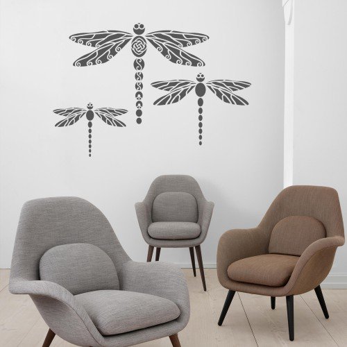 стрекоза для стен