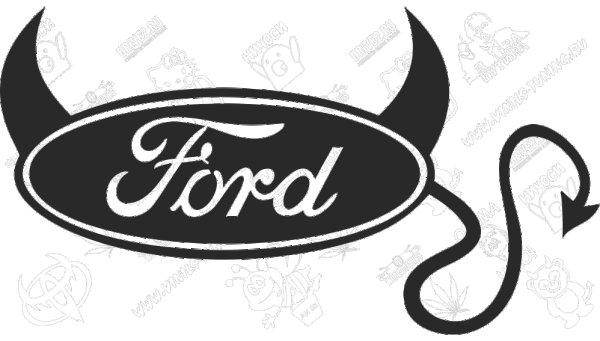 Наклейки на авто Форд
