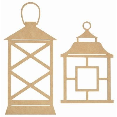 Фонарь трафарет для вырезания