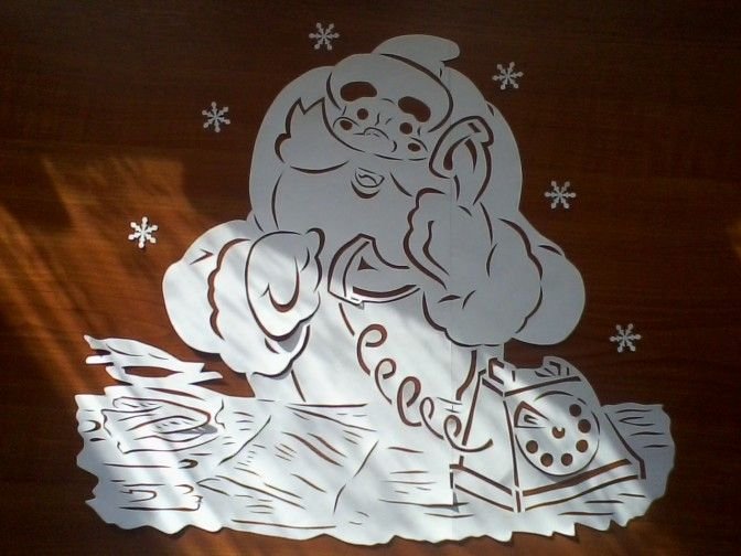 Вытынанки детский сад