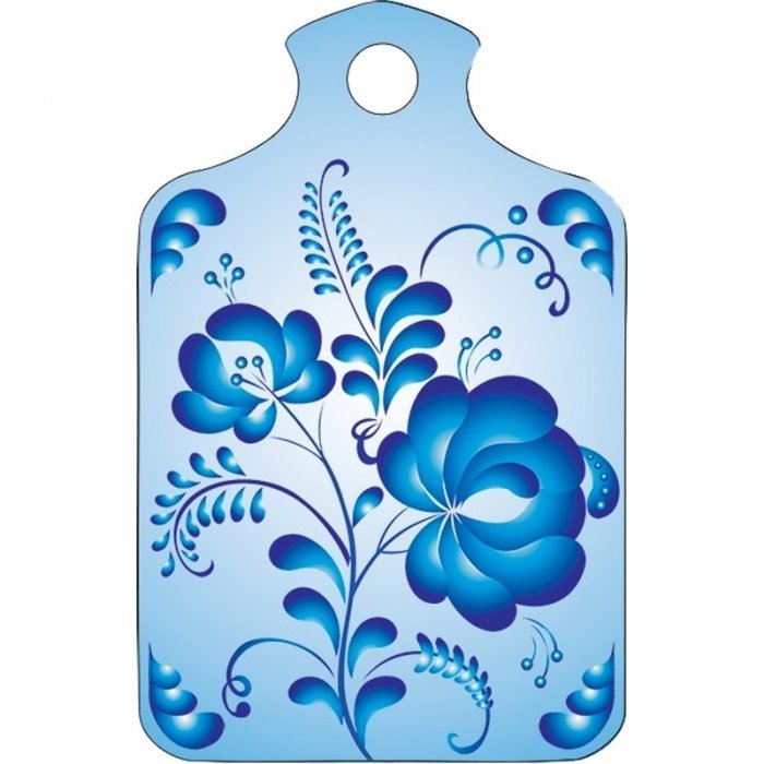 Расписные доски Гжель