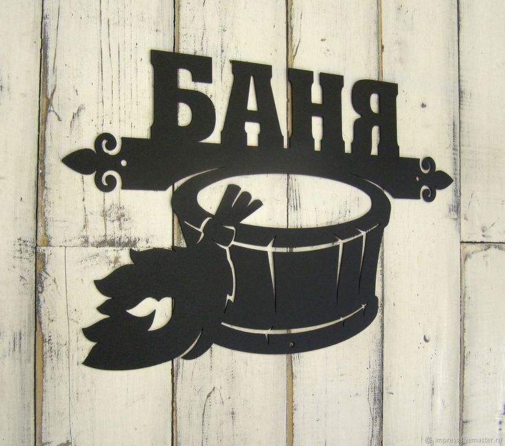 Вывеска баня