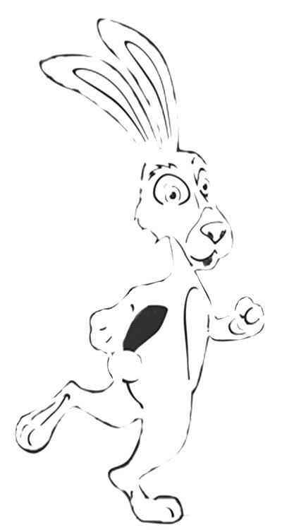 Вытынанки заяц