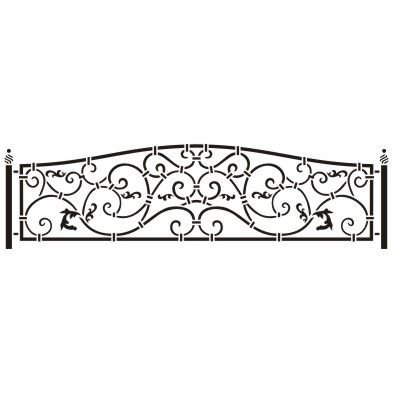 Решетка для камина трафарет