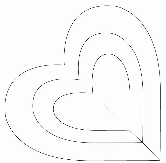 Сердечко шаблон