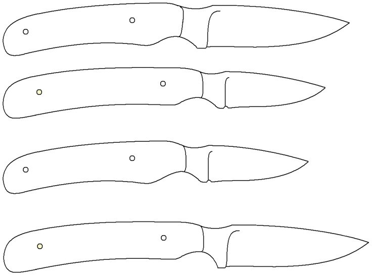 Нож флип Кнауф чертеж