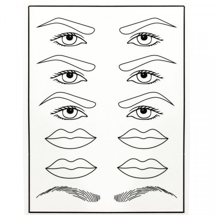 Эскиз бровей