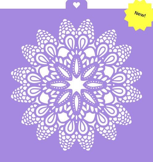 Трафарет ажурный