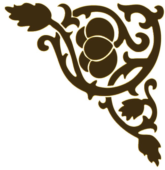 Узор уголок