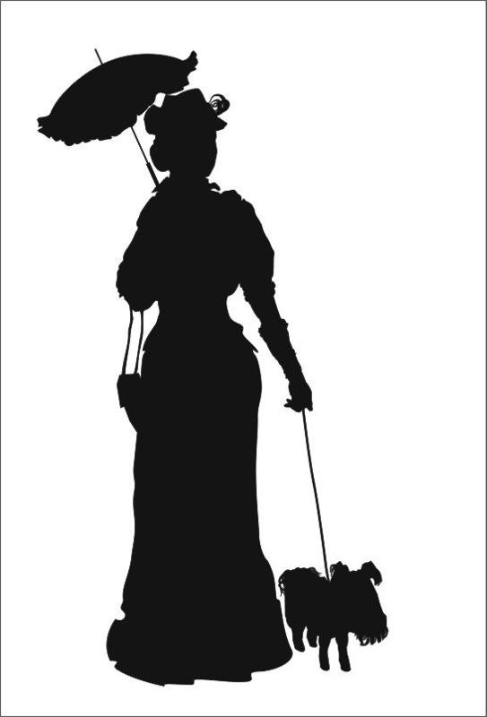 Силуэт дамы