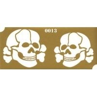 Мертвая голова трафарет