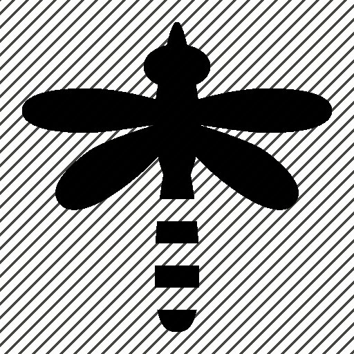 Стрекоза вектор иконка