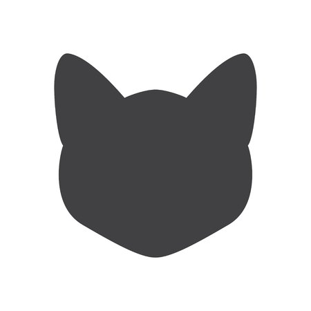 Очертание морды кота