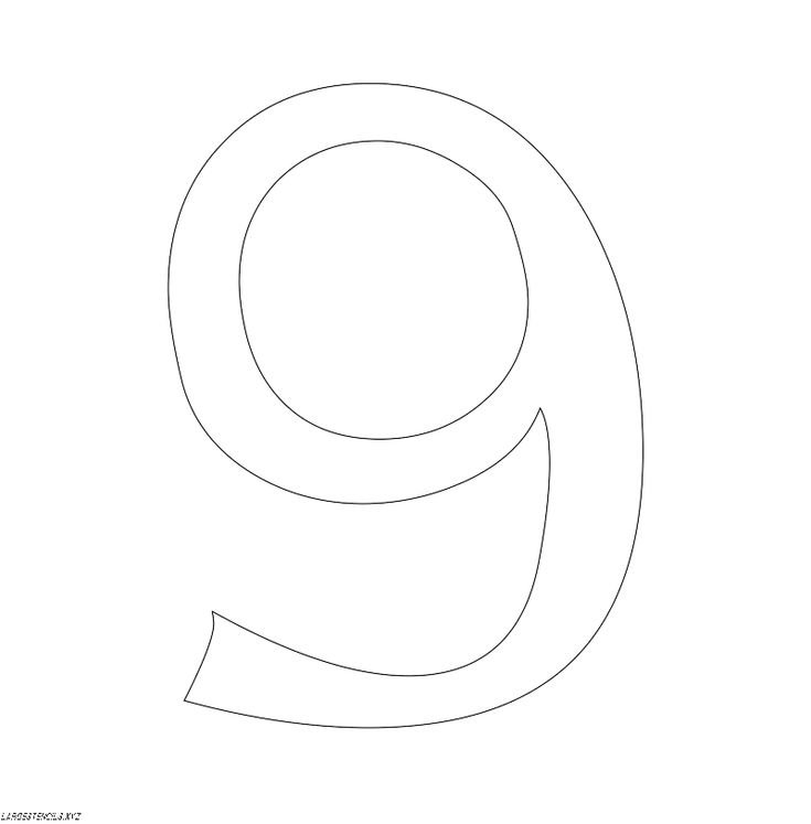 Трафарет "цифры"