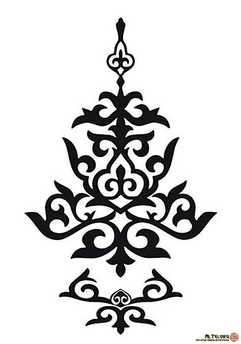 Казахские узоры