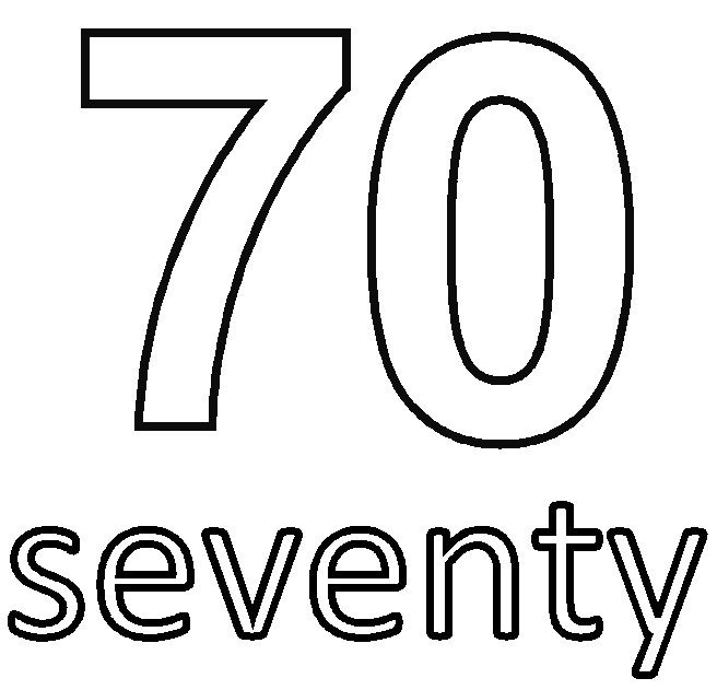 70 Раскраска