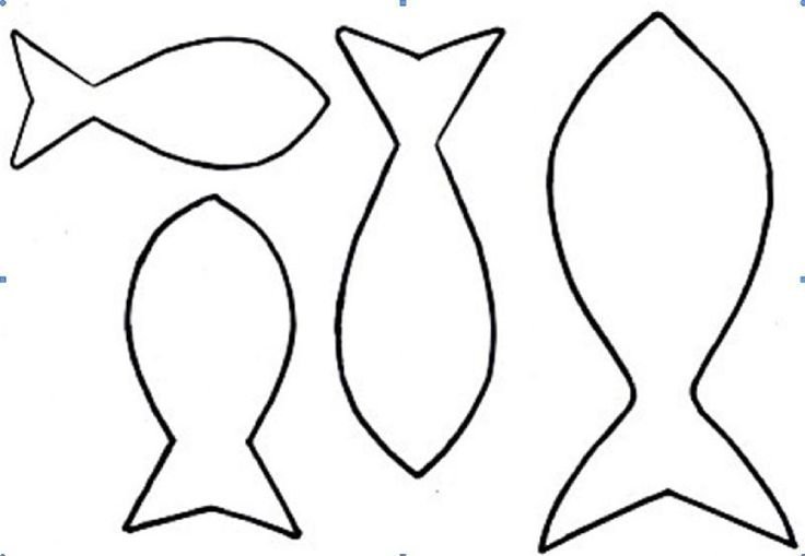 Трафарет "рыбки"