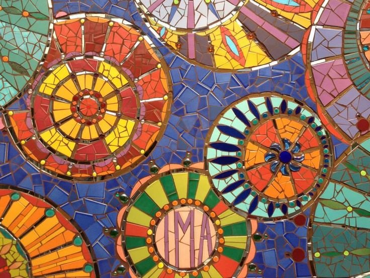 Смальта мозаика солнце