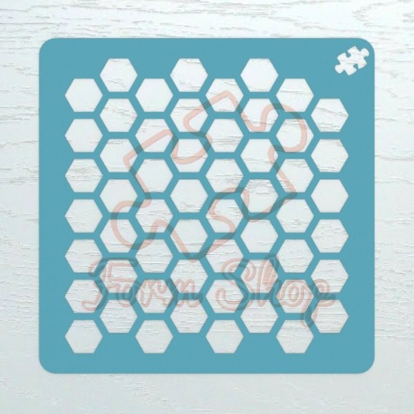 Трафарет соты для торта