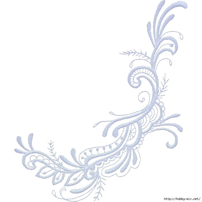 Трафарет "зимний узор"