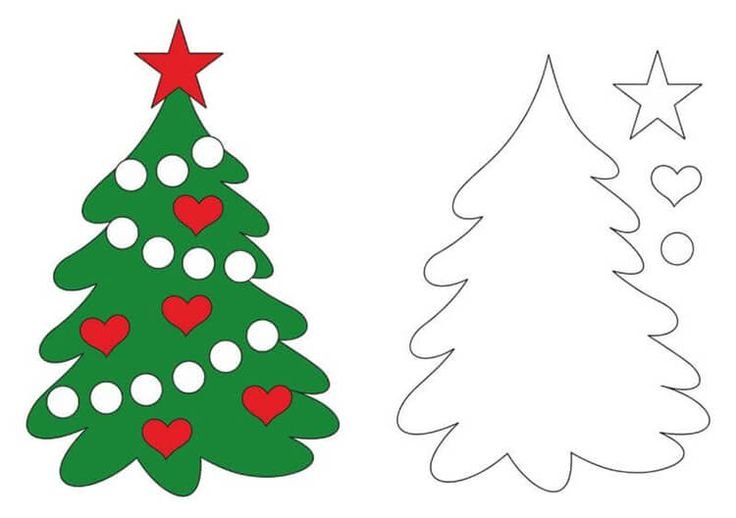 Новогодние аппликации для детей