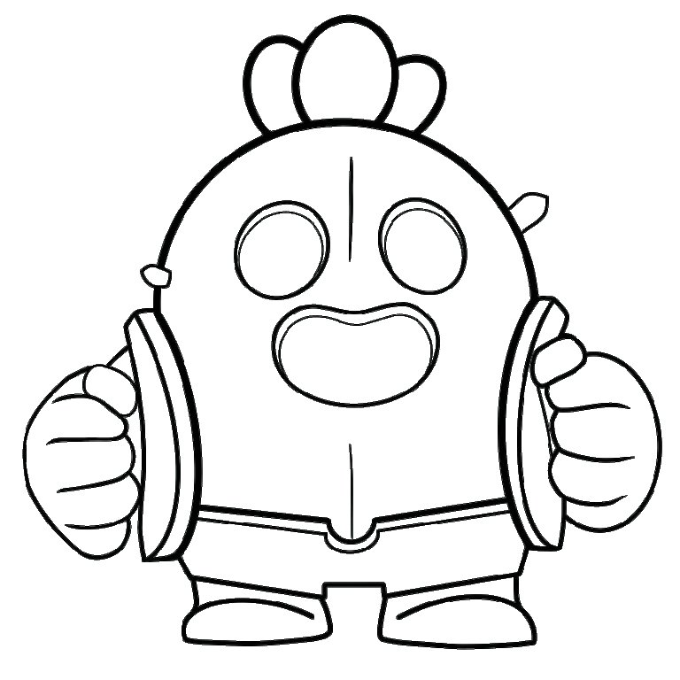 Спайк из Браво старс черно белый