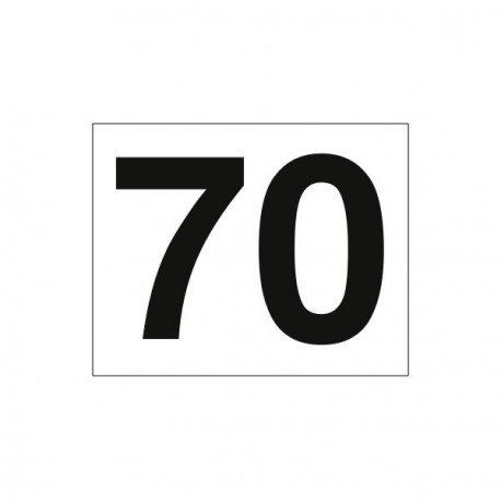 Цифра 70 красивая