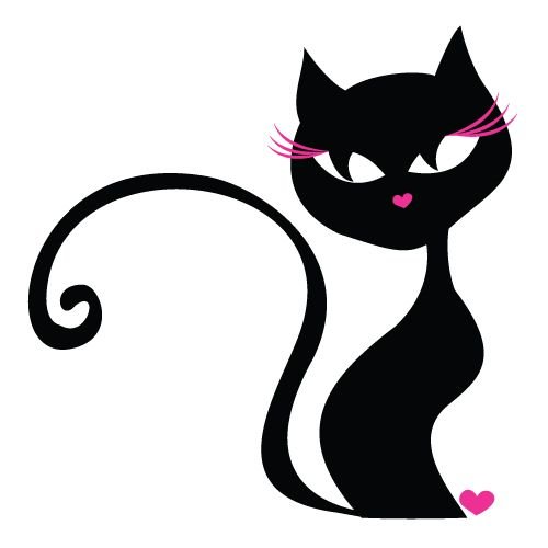 Изящный силуэт кошки