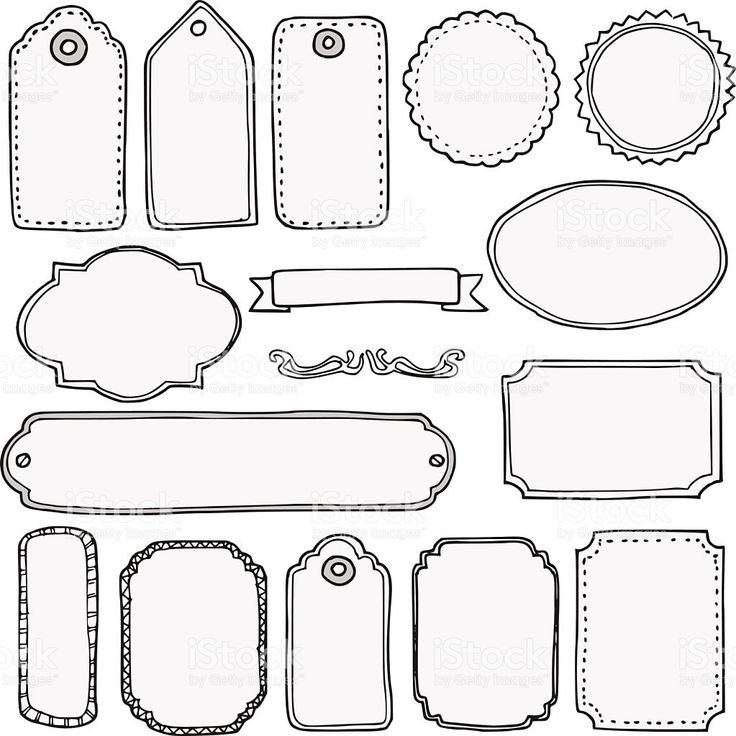 Бирки для скрапбукинга