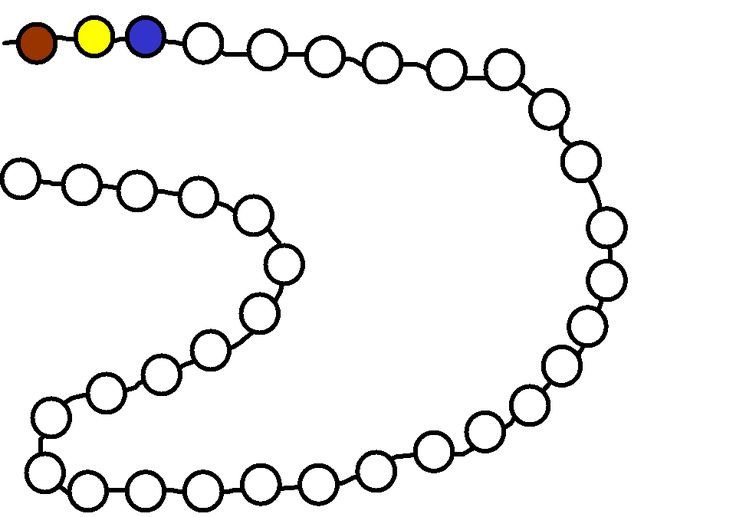 Бусы раскраска для детей