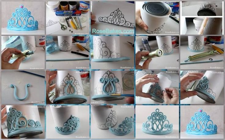 Декор Кароеа для торта из мастики