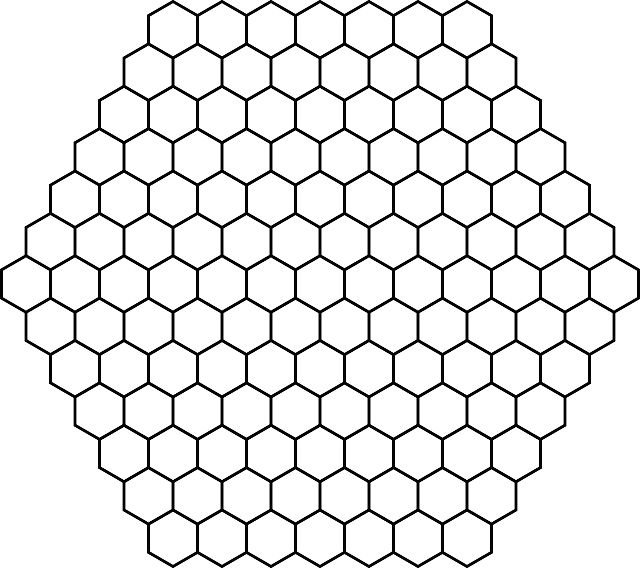 Пчелиные соты шестиугольник