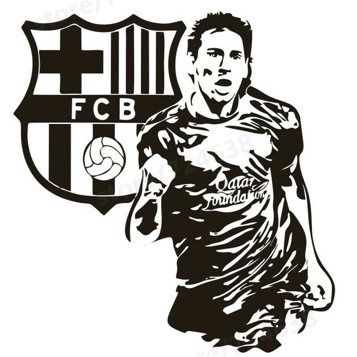 Раскраски футболистов Лионель Месси