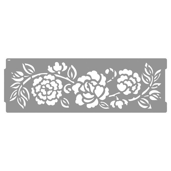 Бордюрный трафарет для стен