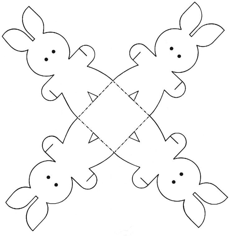 Коробочка для подарка шаблон