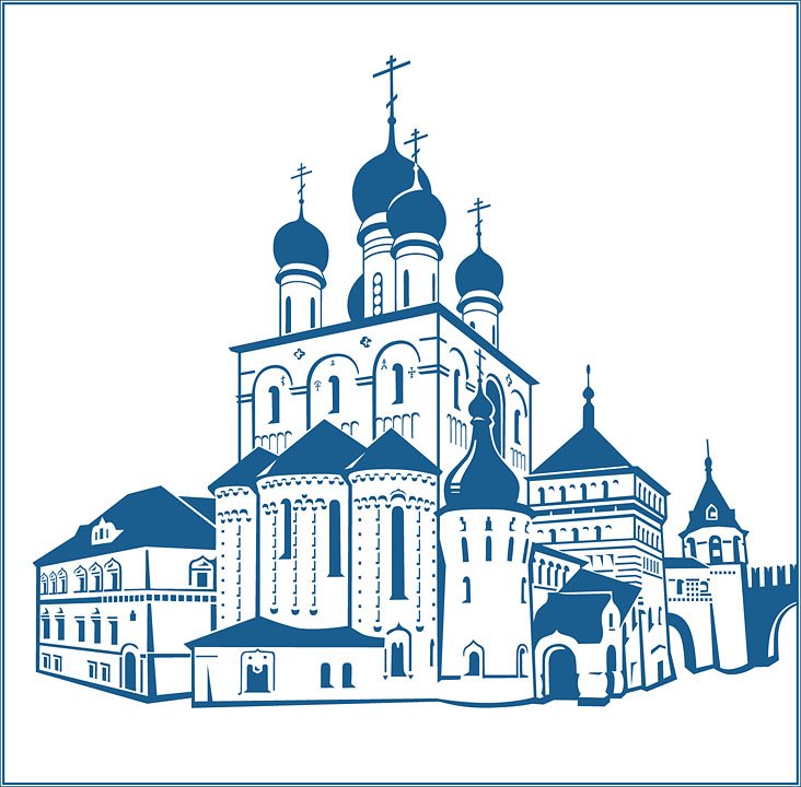 Силуэт Троицкого собора Соликамск