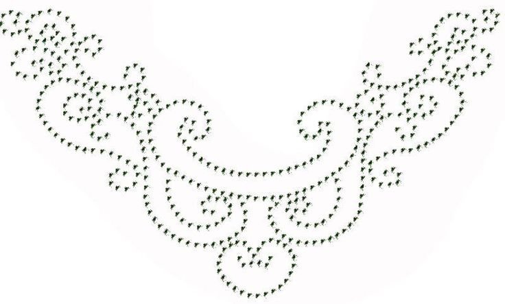 Орнаменты для вышивки бисером на одежде