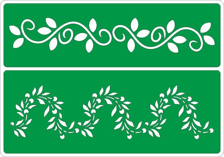 Растительный орнамент простой