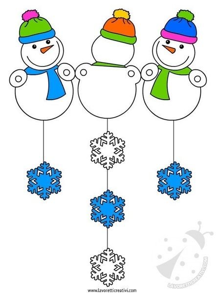 Цветные трафареты на новый год